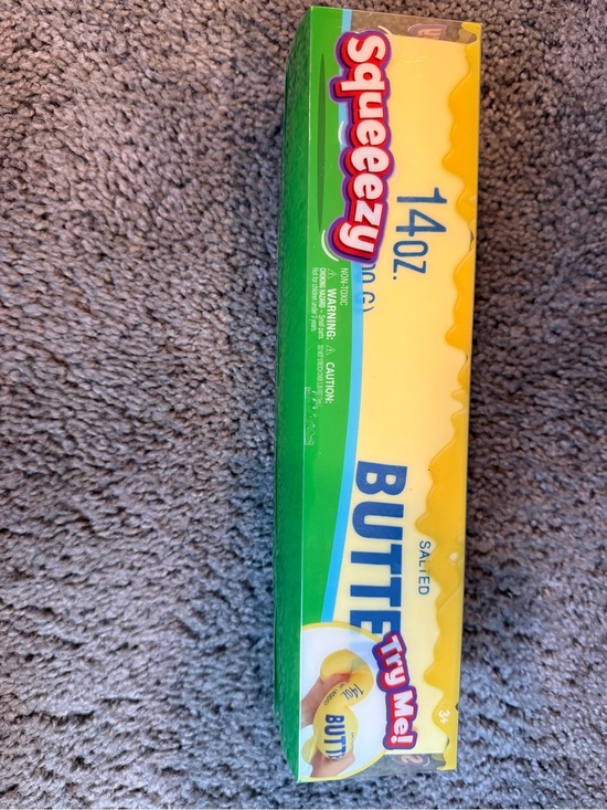 Squeeze Other - Squeeze Yellow & Green Butter Toy Packaging